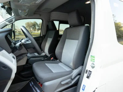 2025 Toyota Hiace GLX High Roof 3.5 Litres V6 Petrol Engine White Grey Van GCC Specs