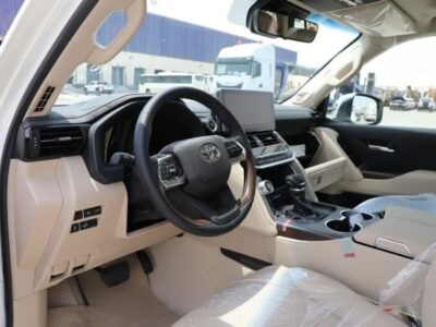 2025 Toyota Land Cruiser VX 4.0 Litres V6 Petrol Engine White Beige SUV GCC Specs