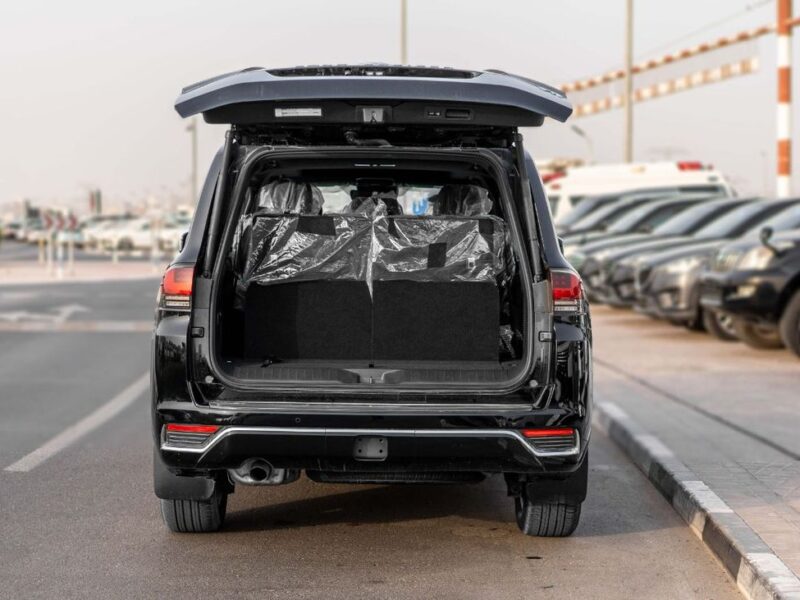 2025 Toyota Land Cruiser VX 4.0 Litres V6 Petrol Engine Black Red SUV GCC Specs