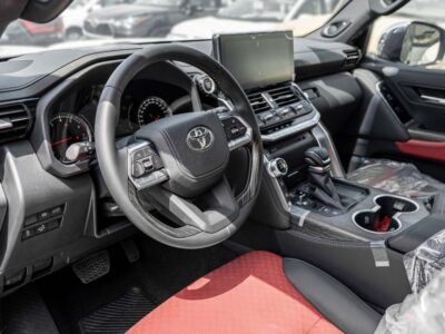 2025 Toyota Land Cruiser VX 4.0 Litres V6 Petrol Engine Black Red SUV GCC Specs