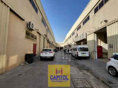 Simple Clean Warehouse Space Ideal for Companies Needing Accessible Storage Solutions in Al Quoz 3