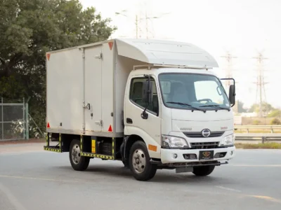 2019 Hino 300 Dry Box 4.0 Litres 4 Cylinders Diesel Engine White Grey Truck Manual GCC Specs