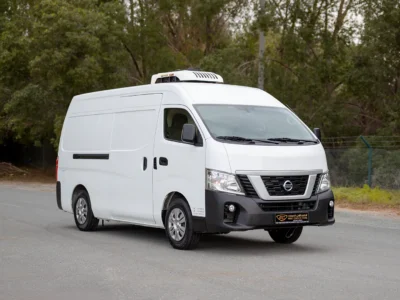 2022 Nissan Urvan High Roof 2.5 Litres 4 Cylinders Petrol Engine MT White Grey Freezer Van GCC