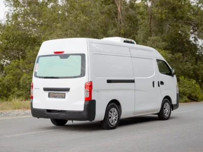 2022 Nissan Urvan High Roof 2.5 Litres 4 Cylinders Petrol Engine MT White Grey Freezer Van GCC