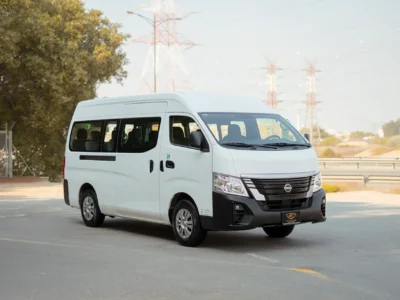 2023 Nissan Urvan High Roof 2.5 Litres 4 Cylinders Petrol Engine Automatic White Grey Van GCC