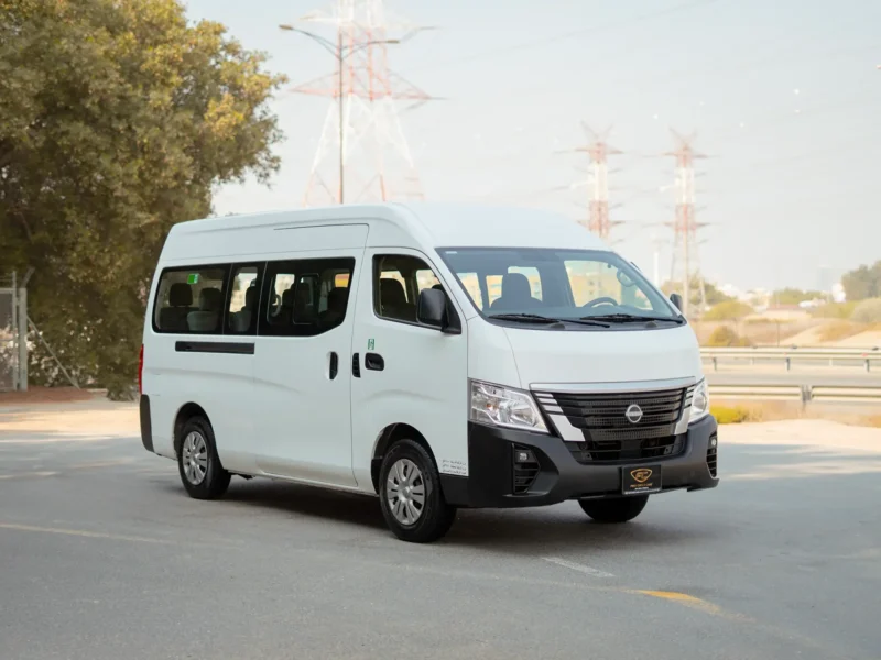 2023 Nissan Urvan High Roof 2.5 Litres 4 Cylinders Petrol Engine Automatic White Grey Van GCC