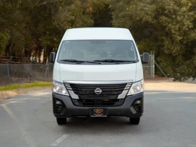 2023 Nissan Urvan High Roof 2.5 Litres 4 Cylinders Petrol Engine Automatic White Grey Van GCC