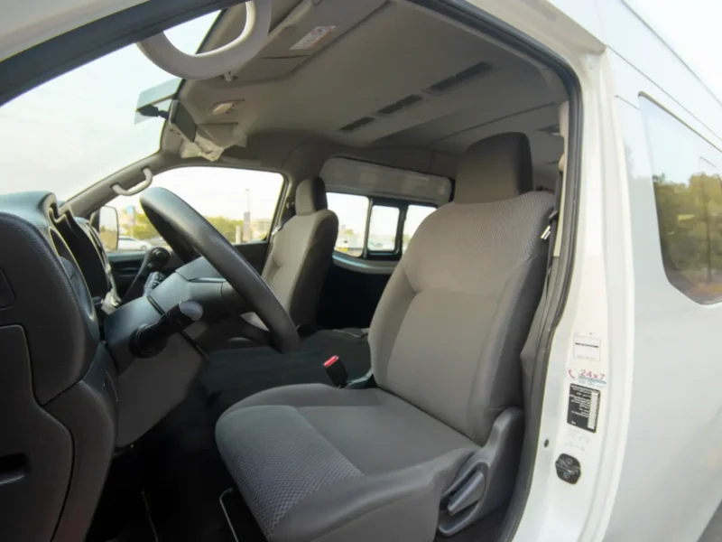 2023 Nissan Urvan High Roof 2.5 Litres 4 Cylinders Petrol Engine Automatic White Grey Van GCC