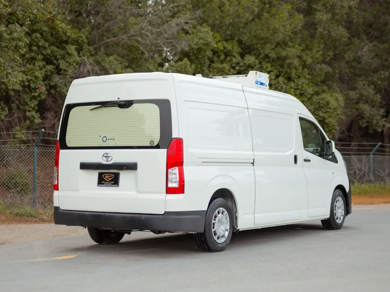 2020 Toyota Hiace GLX High Roof 3.5 Litres V6 Petrol Engine White Grey Freezer Van GCC Specs