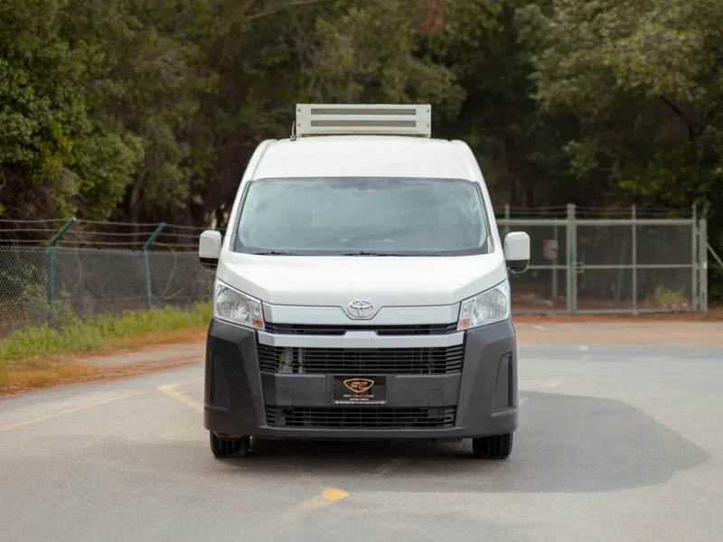 2020 Toyota Hiace GLX High Roof 3.5 Litres V6 Petrol Engine White Grey Freezer Van GCC Specs