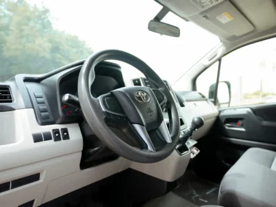 2020 Toyota Hiace GLX High Roof 3.5 Litres V6 Petrol Engine White Grey Freezer Van GCC Specs