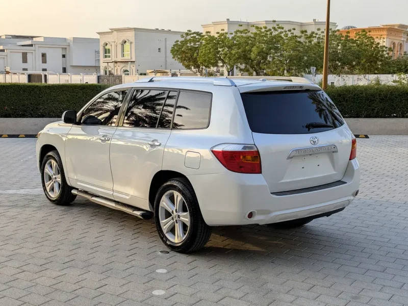 2010 Toyota Highlander Limited 6 Cylinders petrol Engine White Beige SUV Full Option