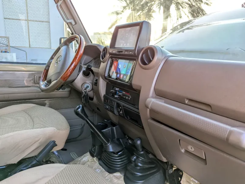 2016 Toyota Land Cruiser 70 Series LC 79 LX 4.5L V8 Turbo Diesel Engine Beige Pickup Truck GCC