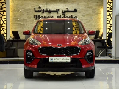2021 Kia Sportage EX 2.4-liter 4-cylinder Petrol Engine Red Black SUV GCC Specs Automatic