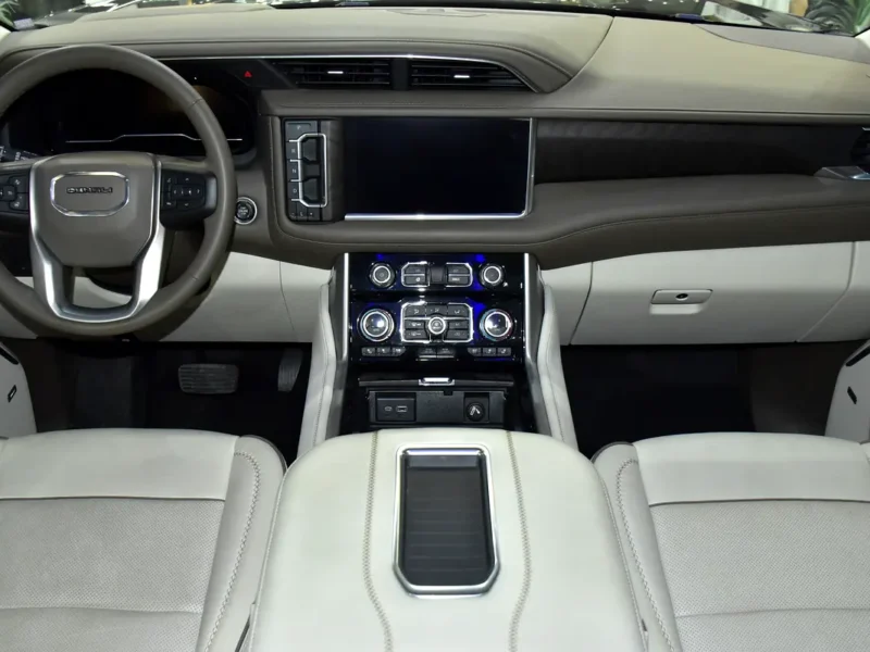 2023 GMC Yukon Denali 6.2 Litres V8 Petrol Engine Black Beige SUV GCC Specs Automatic