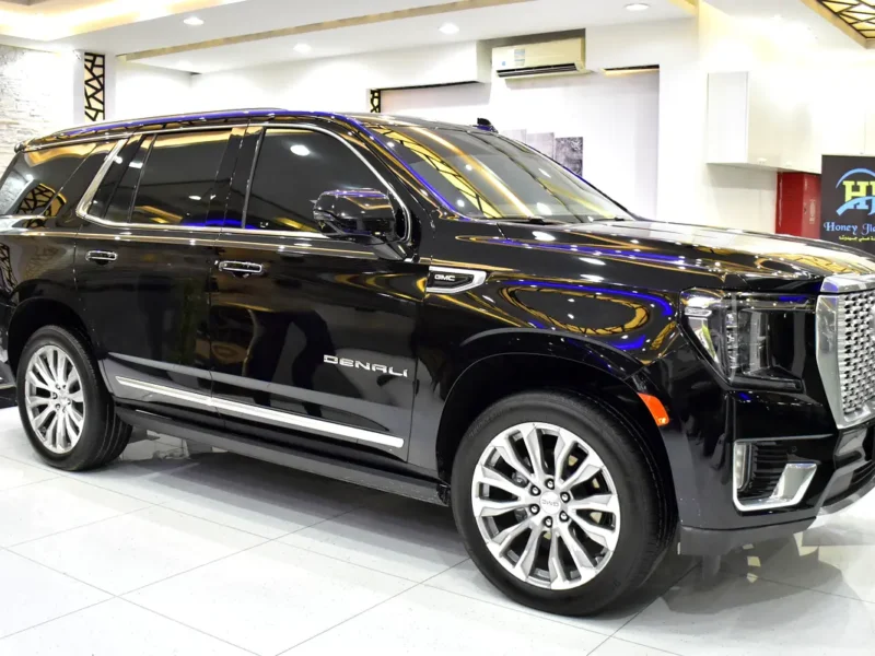 2023 GMC Yukon Denali 6.2 Litres V8 Petrol Engine Black Beige SUV GCC Specs Automatic