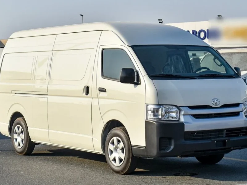 2024 Toyota Hiace 2.7 Litres 4 Cylinders Petrol Engine White Grey Van GCC Specs