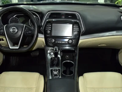 2017 Nissan Maxima SV 3.5-liter V6 Petrol Engine Grey Beige Sedan GCC Specs Automatic