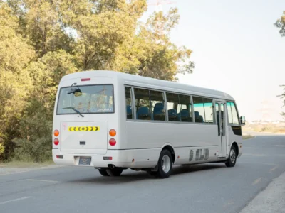 2022 Mitsubishi Rosa Standard 4.2 Litres 4 Cylinders Diesel Engine White Blue Bus GCC Specs