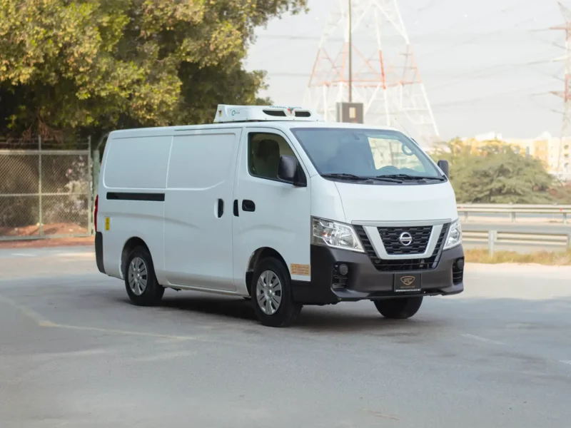2021 Nissan Urvan Standard Roof 2.5 Litres 4 Cylinders Petrol Engine Automatic White Grey Van GCC