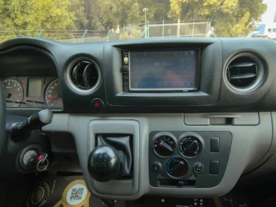 2021 Nissan Urvan Standard Roof 2.5 Litres 4 Cylinders Petrol Engine Automatic White Grey Van GCC