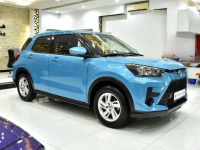 2023 Toyota Raize E 1.2-litre Petrol 3-cylinder Petrol Engine Blue Black Crossover GCC