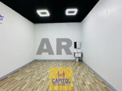 Good Ceiling Height Installed PVC Prime Location Well Maintained Storage Warehouse For Rent In Al Quoz