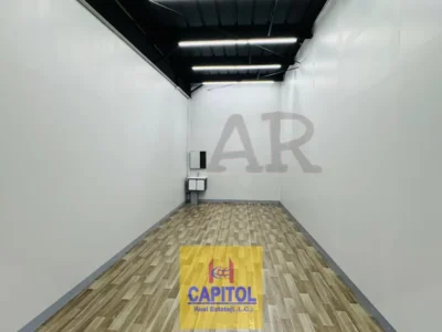 Good Ceiling Height Installed PVC Prime Location Well Maintained Storage Warehouse For Rent In Al Quoz