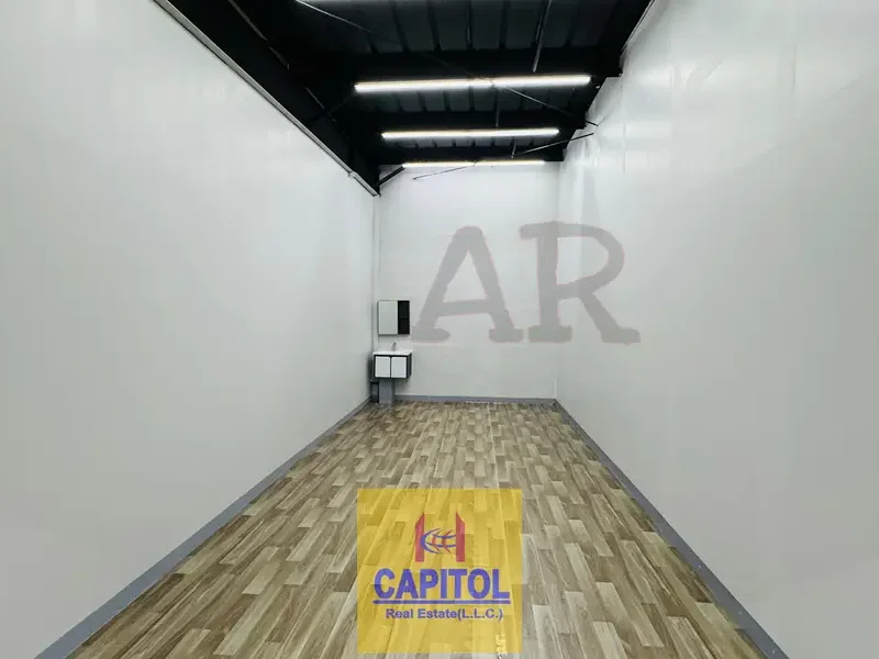 Good Ceiling Height Installed PVC Prime Location Well Maintained Storage Warehouse For Rent In Al Quoz