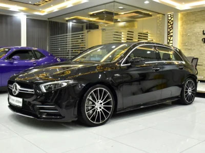 2020 Mercedes-Benz A-Class A 35 AMG 2.0L Turbocharged 4-Cylinder Engine Black Hatchback