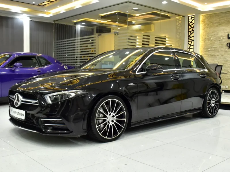 2020 Mercedes-Benz A-Class A 35 AMG 2.0L Turbocharged 4-Cylinder Engine Black Hatchback