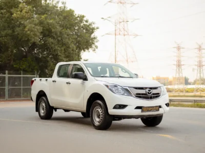 2020 Mazda BT-50 XS 2.5 Litres 4 Cylinders Petrol Engine MT White Grey Pickup Truck GCC Specs