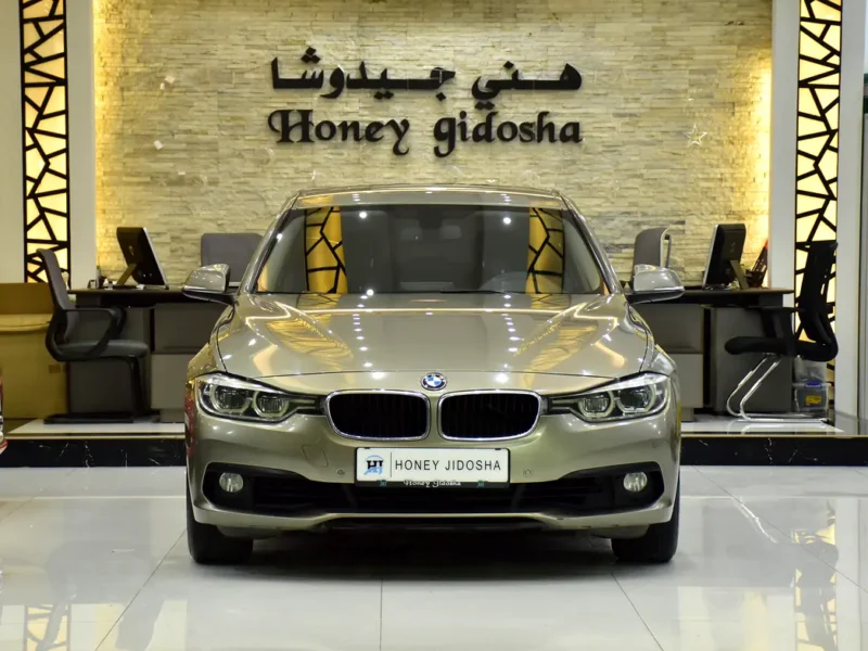 2016 BMW 3-Series 318i 1.5-liter Turbocharged 3-cylinder Engine Brown Black Sedan GCC