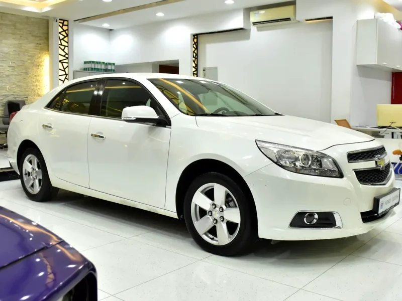 2016 Chevrolet Malibu LT 1.5L ECOTEC Turbocharged 4-cylinder Engine White Beige Sedan