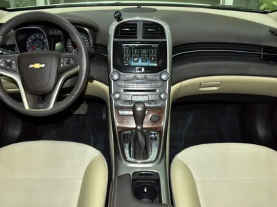 2016 Chevrolet Malibu LT 1.5L ECOTEC Turbocharged 4-cylinder Engine White Beige Sedan
