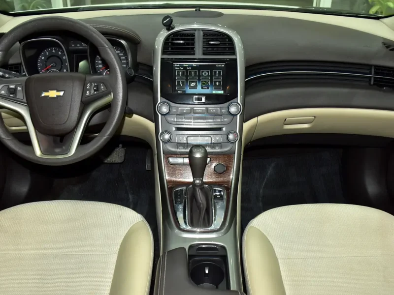 2016 Chevrolet Malibu LT 1.5L ECOTEC Turbocharged 4-cylinder Engine White Beige Sedan