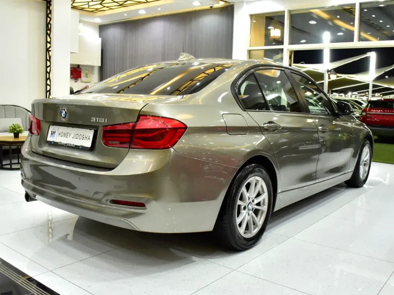 2016 BMW 3-Series 318i 1.5-liter Turbocharged 3-cylinder Engine Brown Black Sedan GCC