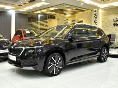 2023 Skoda Kamiq Ambition 1.6-litre 4-Cylinder Petrol Engine Black Crossover GCC Specs