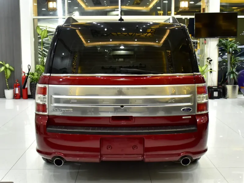 2015 Ford Flex Limited 3.5 Litres V6 Petrol Engine Red Black SUV GCC Specs