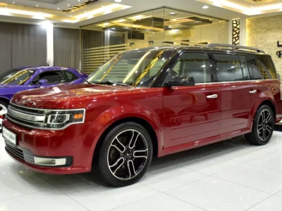 2015 Ford Flex Limited 3.5 Litres V6 Petrol Engine Red Black SUV GCC Specs