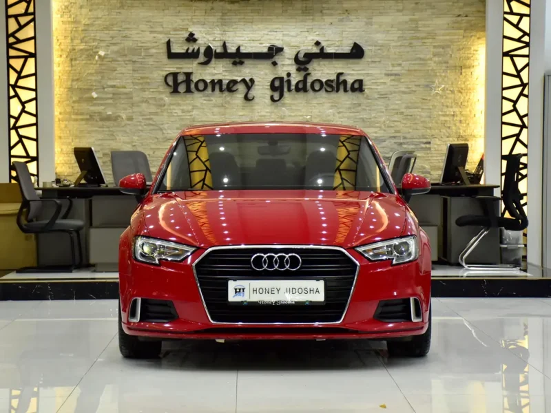 2020 Audi A3 1.0 TFSI S Tronic 1.0L Turbocharged 3-cylinder Petrol Red Black Sedan GCC Specs