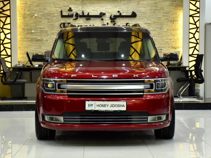 2015 Ford Flex Limited 3.5 Litres V6 Petrol Engine Red Black SUV GCC Specs
