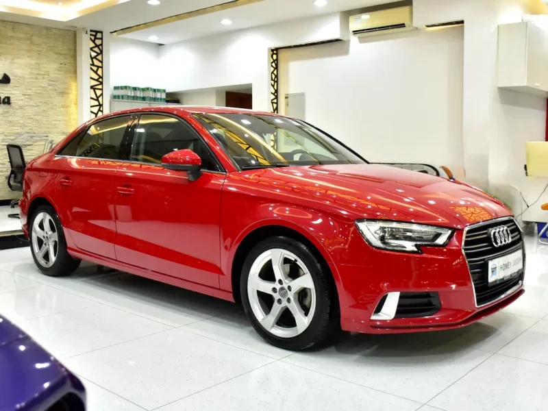 2020 Audi A3 1.0 TFSI S Tronic 1.0L Turbocharged 3-cylinder Petrol Red Black Sedan GCC Specs