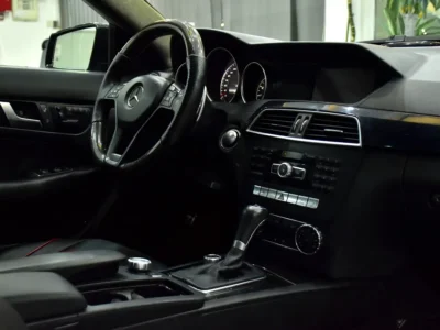 2013 Mercedes-Benz C-Class C63 AMG 6.3 Litres V8 Petrol Engine Black Coupe GCC Specs