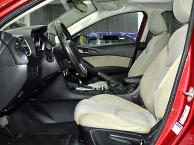 2015 Mazda 3 S Grade 2.5L 4-Cylinder Skyactiv-G Petrol Engine Red Beige GCC Specs