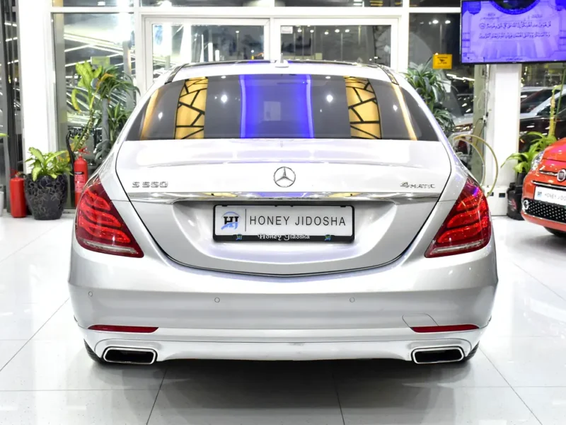 2016 Mercedes-Benz S 550 4.7 Litres Twin-Turbo V8 Petrol Engine Silver Black Sedan American Specs