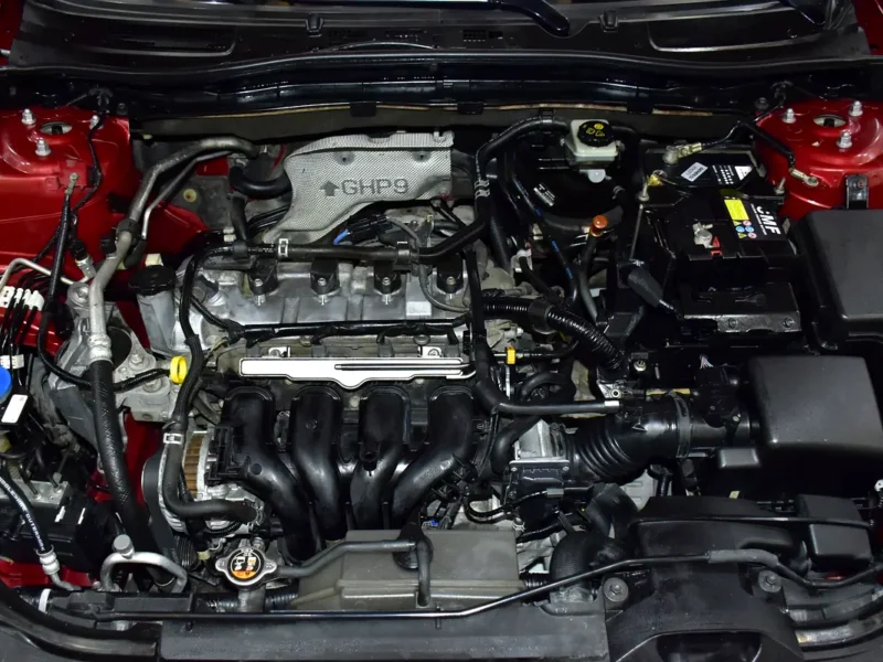 2015 Mazda 3 S Grade 2.5L 4-Cylinder Skyactiv-G Petrol Engine Red Beige GCC Specs