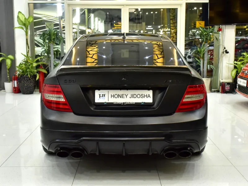 2013 Mercedes-Benz C-Class C63 AMG 6.3 Litres V8 Petrol Engine Black Coupe GCC Specs