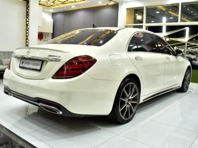 2016 Mercedes-Benz S 550 4.7 Litres Twin-Turbo V8 Petrol Engine White Sedan American Specs
