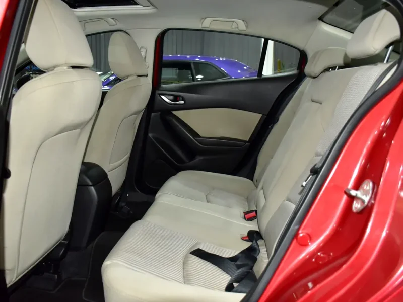 2015 Mazda 3 S Grade 2.5L 4-Cylinder Skyactiv-G Petrol Engine Red Beige GCC Specs